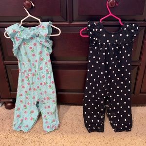 NWOT Carter’s Rompers